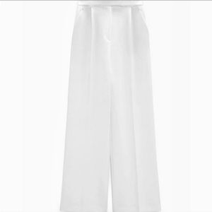 NWT ZARA White Wide leg Pant